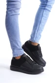 Bağcıklı Cilt Süet Erkek Günlük Sneaker Ayakkabı - 1