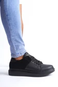 Bağcıklı Cilt Süet Erkek Günlük Sneaker Ayakkabı - 3