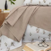 Schafer Home Hera Tek Kişilik Pike Takımı 3 Parça-Bej - 4