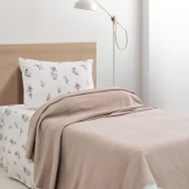 Schafer Home Hera Tek Kişilik Pike Takımı 3 Parça-Bej - 2