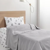 Schafer Home Hera Tek Kişilik Pike Takımı 3 Parça-Gri - 2