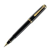 Pelikan Roller Kalem 14 Ayar Altın Kaplama Siyah R600 - 1