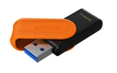 Kingston DTXS-256GB 256GB Portable USB 3.2 Gen1 DataTraveler ExodiaS (Black-Orange) Flash Bellek - 1