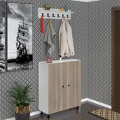 Kenzlife portmanto ayakkabılık ve askılık edik6 crdbyz 98*080*32 yirmidört çift ayakkabı kapasitesi - 1
