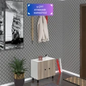 Kenzlife ayakkabılık cimcime3 crdbyz 53*060*32 kapaklı 3 raflı 9 çift ayakkabı kapasitesi - 1