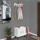 Kenzlife portmanto ayakkabılık ve askılık kalçın3 byzbyz 53*060*32 dokuz çift ayakkabı kapasitesi - 1