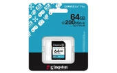 Kingston SDG4-64GB 64GB SDXC Canvas Go Plus Gen4 200MB-s C10 UHS-I U3 V30 Hafıza Kartı - 2