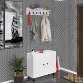 Kenzlife portmanto ayakkabılık ve askılık edik4 byzbyz 68*080*32 onaltı çift ayakkabı kapasitesi - 1