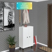 Kenzlife ayakkabılık cimcime6 byzbyz 98x060x32 kapaklı 6 raflı 18 çift ayakkabı kapasitesi - 1