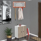 Kenzlife ayakkabılık cimcime4 crdbyz 68*060*32 kapaklı 4 raflı 12 çift ayakkabı kapasitesi thumbnail 1