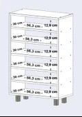 Kenzlife portmanto ayakkabılık ve askılık kalçın6 cvzbyz 98*060*32 onsekiz çift ayakkabı kapasitesi - 3