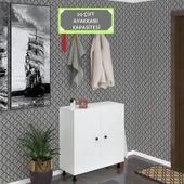 Kenzlife ayakkabılık galoş5 byzbyz 53*080*32 kapaklı 5 raflı 20 çift ayakkabı kapasitesi - 1