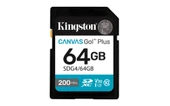 Kingston SDG4-64GB 64GB SDXC Canvas Go Plus Gen4 200MB-s C10 UHS-I U3 V30 Hafıza Kartı - 1