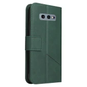 Samsung Galaxy S10e Deri Telefon Kılıfı - Yeşil thumbnail 3