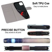 Xiaomi Redmi Note 9 5G / Note 9T Deri Ayakkabı Kedi Desenli PU Deri Kılıf - Yatay Flip - Kart Yuvalı - 8