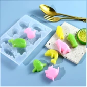 Epoksi Silikon Sevimli Deniz Canlıları Takı Kolye Kalıbı 8 Li - 3