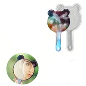 Epoksi Saplı Kulaklı Kedi Ayna Kalıbı 12.6X23.5 CM thumbnail 1