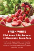 Fresh White Frutix Çilek Aromalı Diş Parlatıcı Ve Beyazlatıcı Bakım Tozu Smokers 50gr 2 Adet - 2