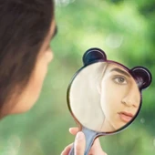 Epoksi Saplı Kulaklı Kedi Ayna Kalıbı 12.6X23.5 CM thumbnail 3