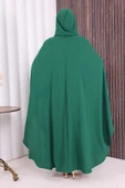 Kapüşonlu Ayrobin Pelerin 70021 Zümrüt thumbnail 3