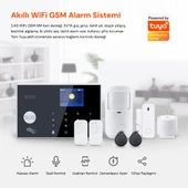 YECO SAS-10 Akıllı Alarm Güvenlik Sistemi - Wifi & 4G GSM Bağlantısı, Hareket Sensörü ve Mobil Uyumlu - 1