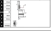 ECOFIX KRL1452ECF Aks Kafası Combo Ccorsa Cmerıva 03- 1,7Cdtı Dıs Absli(Z17Dth) - 1