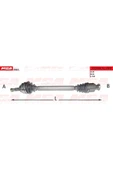 MGA 70221 Aks Sag Abssiz ( Renault : Laguna I 1.6 16V ) *** Absli Rulmandan Okuyan *** - - - 1