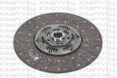 Kraftvoll 03030041  Debriyaj Balatası Oynar Göbek Acık 6 Yaylı 10 Dişli Renault Truck Midlum 219 5010452307 - 1