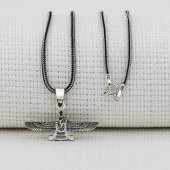 Ahura Mazda 925 Ayar Gümüş Kolye Kalın Zincirli - 2