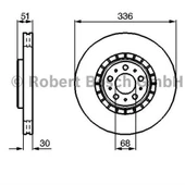 Bosch 0986479202  Ön Fren Diski Havalı Volvo Xc 90 2.5t D5 T6 02-17 Jant 336x30x5dl Havalı 30657301 - 1