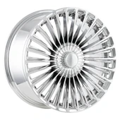 EMR-1866-02 9.5x19" -5x112 ET45 66,6 Vaccum Chrome Jant (4 Adet) - 1