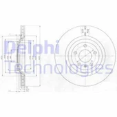 Delphi BG4087 DİSK ARKA 06- AI.A6 - 1