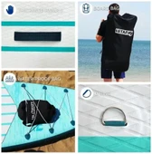 2 Yıl Garantili Hitabay Sup Paddle Board 335x84cm Şişme Sörf Tahtası D-ring Kamera Bağlantı Full Set thumbnail 4