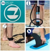 2 Yıl Garantili Hitabay Sup Paddle Board 335x84cm Şişme Sörf Tahtası D-ring Kamera Bağlantı Full Set thumbnail 3