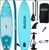 2 Yıl Garantili Hitabay Sup Paddle Board 335x84cm Şişme Sörf Tahtası D-ring Kamera Bağlantı Full Set thumbnail 1
