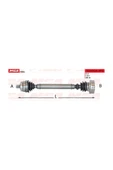 MGA 70392 Aks Komple Sag-(vw: Passataudi: A4 1,8 1,8t) - - - 1