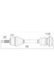 ECOFIX KRL0632ECF Krl0632ecf Ön Aks Doblopalioalbea Sol 1,3jtd Kısa - 1
