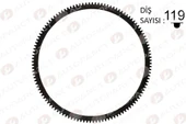 Auto Part VD141766 AUTO  VOLANT DİŞLİSİ CLIO 1.5DCI 119 DIŞ YT-0123 - 1