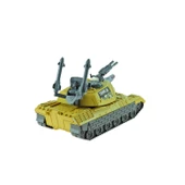 1:16 Ölçek Oyuncak  Tank Süper Tank Işıklı Sesli Sürtmeli 30 Cm - 4