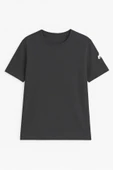 Kadın Bisiklet Yaka Basic Düz Kısa Kollu T-shirt - 10
