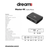 Dreamstar Master 4K Ultra HD IP Uydu Alıcısı - 6