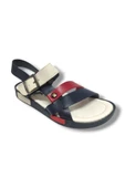 Şiringenç 1519-20 Anatomik Çirt Bant Erkek Çocuk Sandalet Lacivert Kırmizi - 1