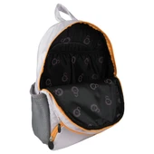 Galatasaray Lisanslı Silver Şerit Gri Sırt Çantası Çift Bölmeli 24540 thumbnail 3