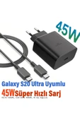 Subzero Samsung Galaxy S20 Ultra Uyumlu Şarj Aleti Süper Hızlı Şarj 45W thumbnail 1