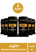 JaglerDeodorant Stick For Men 50 gr 6 Adet - 1