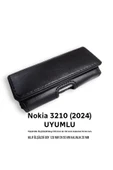 EXENAR Nokia 3210 (2024) Kılıfı Tuşlu Telefon Kemer Kılıf Bel Çanta - 3