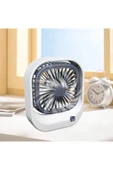 EXENAR Masaüstü Taşaınabilir Mini Fan Şarj Edilebilir Fan Soğutucu 3 Kademe 250 mAh Turbo Fan - 2