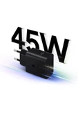 Samsung 45W Type C Süper Hızlı Şarj Aleti ve Kablosu EP-T4511XBEGWW (Samsung Türkiye Garantili) T4511X thumbnail 2