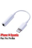 EXENAR iPhone 14 Pro / Pro Max / Plus Uyumlu Lightning 3.5mm Kulaklık Dönüştürücü Çevirici Jack Aparat thumbnail 1