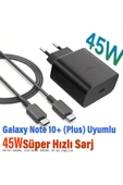 Subzero Samsung Galaxy Note 10+ (Plus) Uyumlu 45W Şarj Aleti Kablosu Hızlı Şarj 45W thumbnail 1